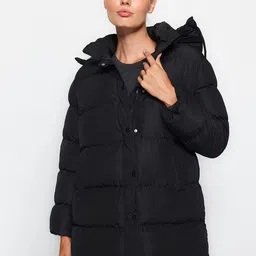 Trendyol Hooded Longline Puffer Jacket-54