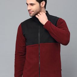 Rigo Colourblocked Mock Collar Sporty Jacket-20
