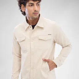 SPYKAR Men Full Sleeve Regular Fit Washed Denim Jacket-picture-30