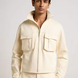 Muvazo Men Open Front Jacket-14