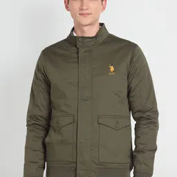 U.S. Polo Assn. Denim Co. Mock Collar Bomber Jacket-picture-34
