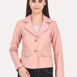 Leather Retail Women Outdoor Tailored Jacket-image-93
