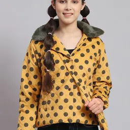 Monte Carlo Girls Polka Dots Printed Lightweight Tailored Jacket-picture-58
