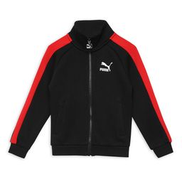 Puma Iconic T7 Unisex Kids Colourblocked Mock Collar Sporty Jacket-picture-53
