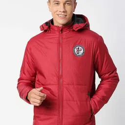 Pepe Jeans Men Red Solid Puffer Jacket-picture-18