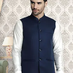 BAESD Bandhgala Mandarin Collar Nehru Jacket-33