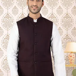 BAESD Bandhgala Mandarin Collar Nehru Jacket-42