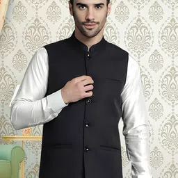BAESD Bandhgala Mandarin Collar Nehru Jacket-58