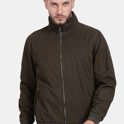 t-base Men Solid Cotton Long Sleeves Bomber Jacket-image-82