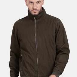 t-base Men Solid Cotton Long Sleeves Bomber Jacket-image-42