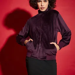 SASSAFRAS Maroon Long Sleeves Tailored Jacket-picture-11