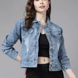 BAESD Washed Cotton Denim Jacket-56