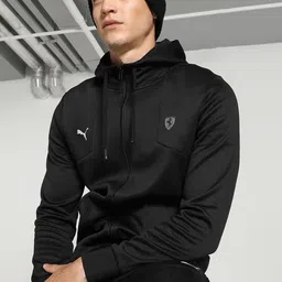 PUMA Motorsport Hooded Long Sleeves Knitted Jacket-image-12