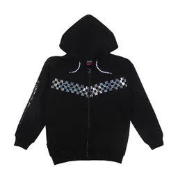 Gini and Jony Boys Printed Front-Open Hooded Fleece Swetshirt-picture-22