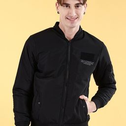 The Indian Garage Co Stand Collar Long Sleeves Bomber Jacket-picture-16
