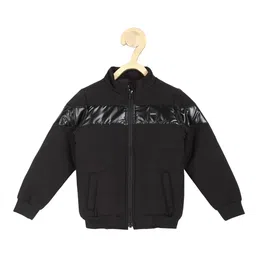 Allen Solly Junior Boys Black Crop Puffer Jacket-image-35