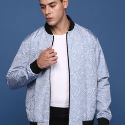 SHOWOFF Men Windcheater Bomber Jacket-image-43