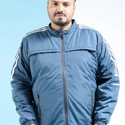 HARDSODA Plus Size Mock Collar Lightweight Padded Jacket-16