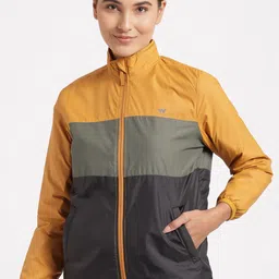 Wildcraft Colourblocked Lightweight Anti Odour Bomber Jacket-image-28