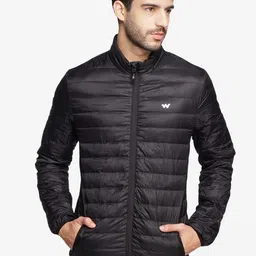 Wildcraft Men Black Water Resistant Outdoor Padded Jacket-image-48
