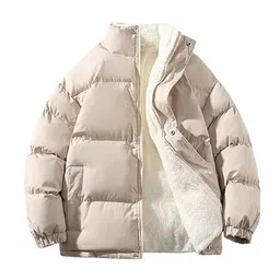 StyleCast x Revolte Men Mock Collar Solid Casual Parka Jacket-51