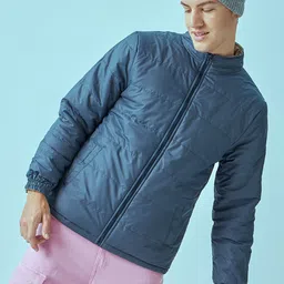 Bewakoof Reversible Mock Collar Puffer Jacket-picture-37