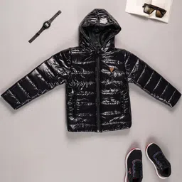 Purple United Kids Boys Puffer Jacket-image-92