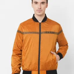 Pepe Jeans Men Red Striped Water Resistant Bomber Jacket-picture-21