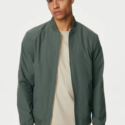 Marks & Spencer Mock Collar Lightweight Bomber Jacket-21