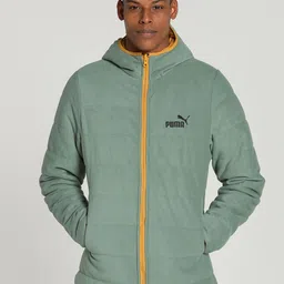 Puma Slim-Fit Reversible Hooded Padded Jacket-image-75