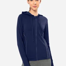 Amante Hooded Antimicrobial Training or Gym Sporty Jacket-picture-35