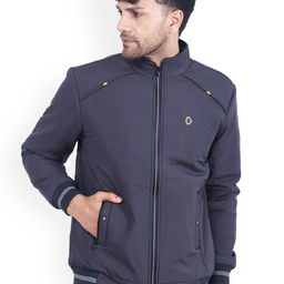 Dollar Socks Mock Collar Lightweight Bomber Jacket-image-81