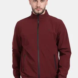 t-base Men Solid Windcheater Bomber Jacket-image-93