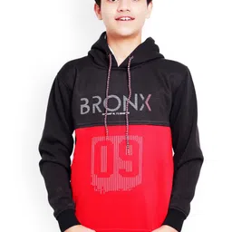 BAESD Boys Colourblocked Hooded Pullover Sweatshirt-image-84