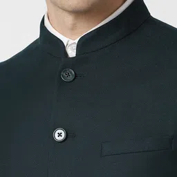 Van Heusen Textured Woven Design Nehru Jacket image 4