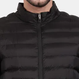 t-base Mock Collar Windcheater Puffer Jacket image 2