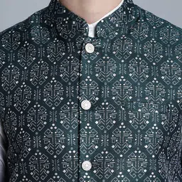 Jompers Printed Nehru Jacket image 3