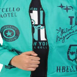 BAESD Boys Printed Lightweight Tailored Jacket With Attached T-shirt image 2