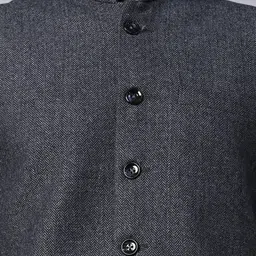 Vastraa Fusion Pure Wool Nehru Jacket image 5