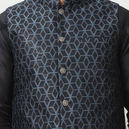 Anouk Woven Design Nehru Jacket image 2