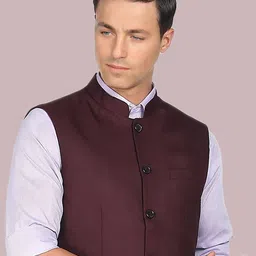 BAESD Bandhgala Mandarin Collar Nehru Jacket image 3