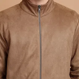 HIGHLANDER Mock Collar Open Front Jacket image 2