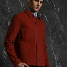 Breakbounce Rust Spread Collar Tailored Jacket image 2