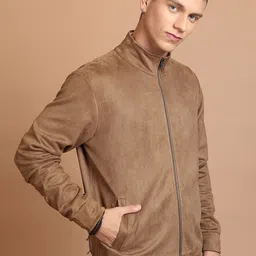 HIGHLANDER Mock Collar Open Front Jacket image 3