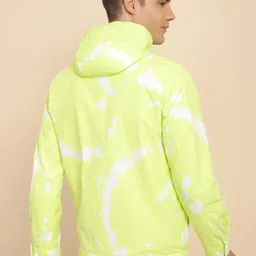 Allen Solly Abstract Printed Hooded Pure Cotton Open Front Jacket image 2