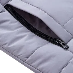 Being Human Men Grey Checked Longline Open Front Jacket image 4