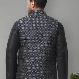 Anouk Woven Design Nehru Jacket image 4