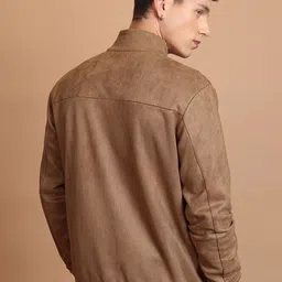HIGHLANDER Mock Collar Open Front Jacket image 4