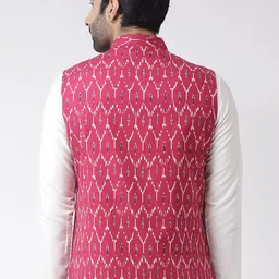 KISAH Printed Nehru Jacket image 2