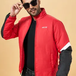 YU by Pantaloons High Neck Open Front Jacket-image-43
